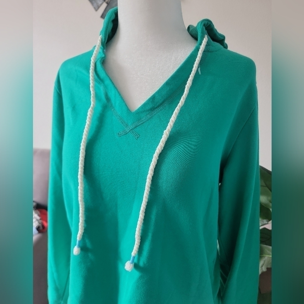 J.crew Women's Cotton Green Hoddie Casual Streewear Size small.. - Picture 5 of 14